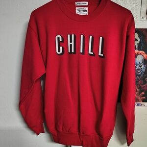 Warehouse Red Crewneck Sweater